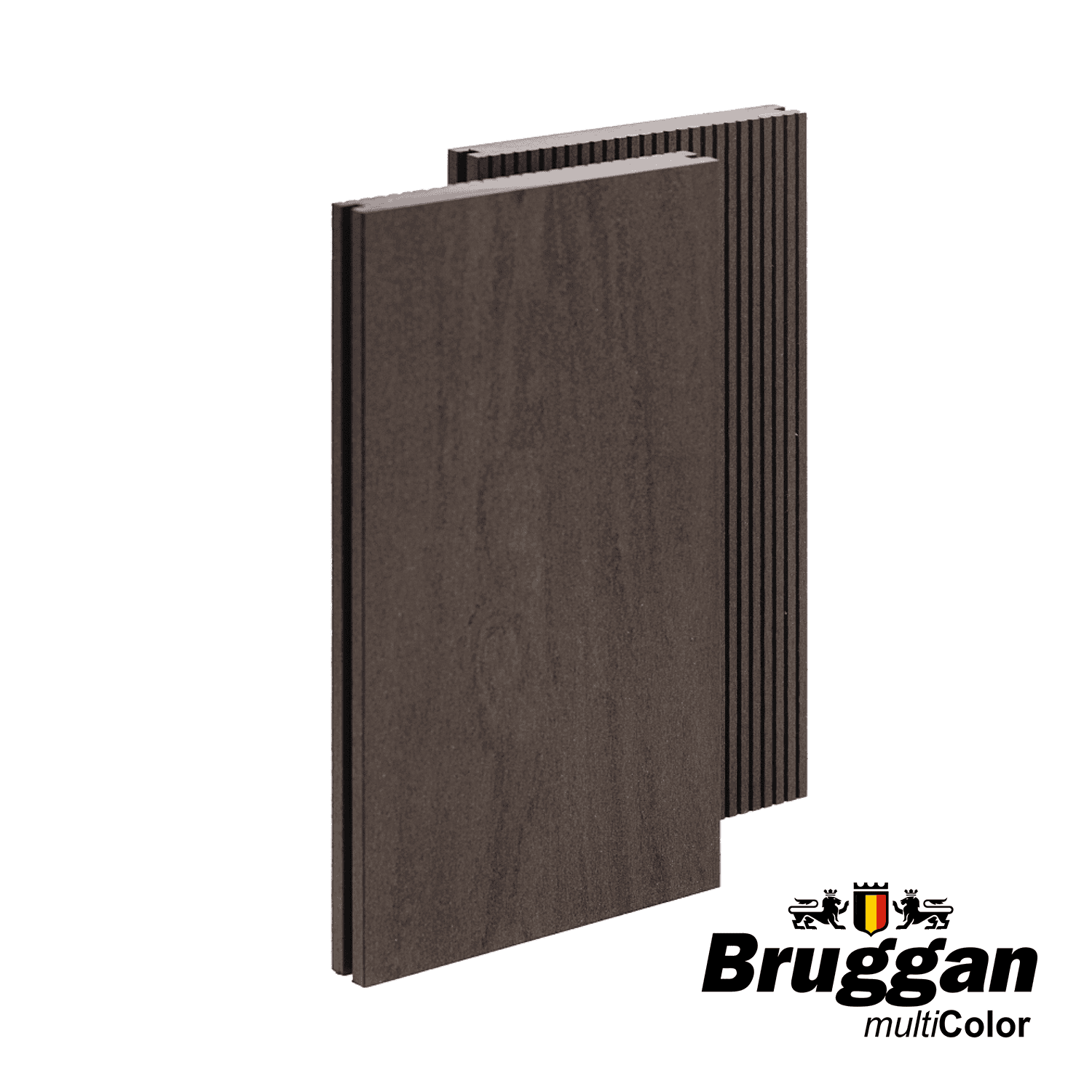 Террасная доска Bruggan Multicolor 140х19х3000мм Полнотелая Wenge