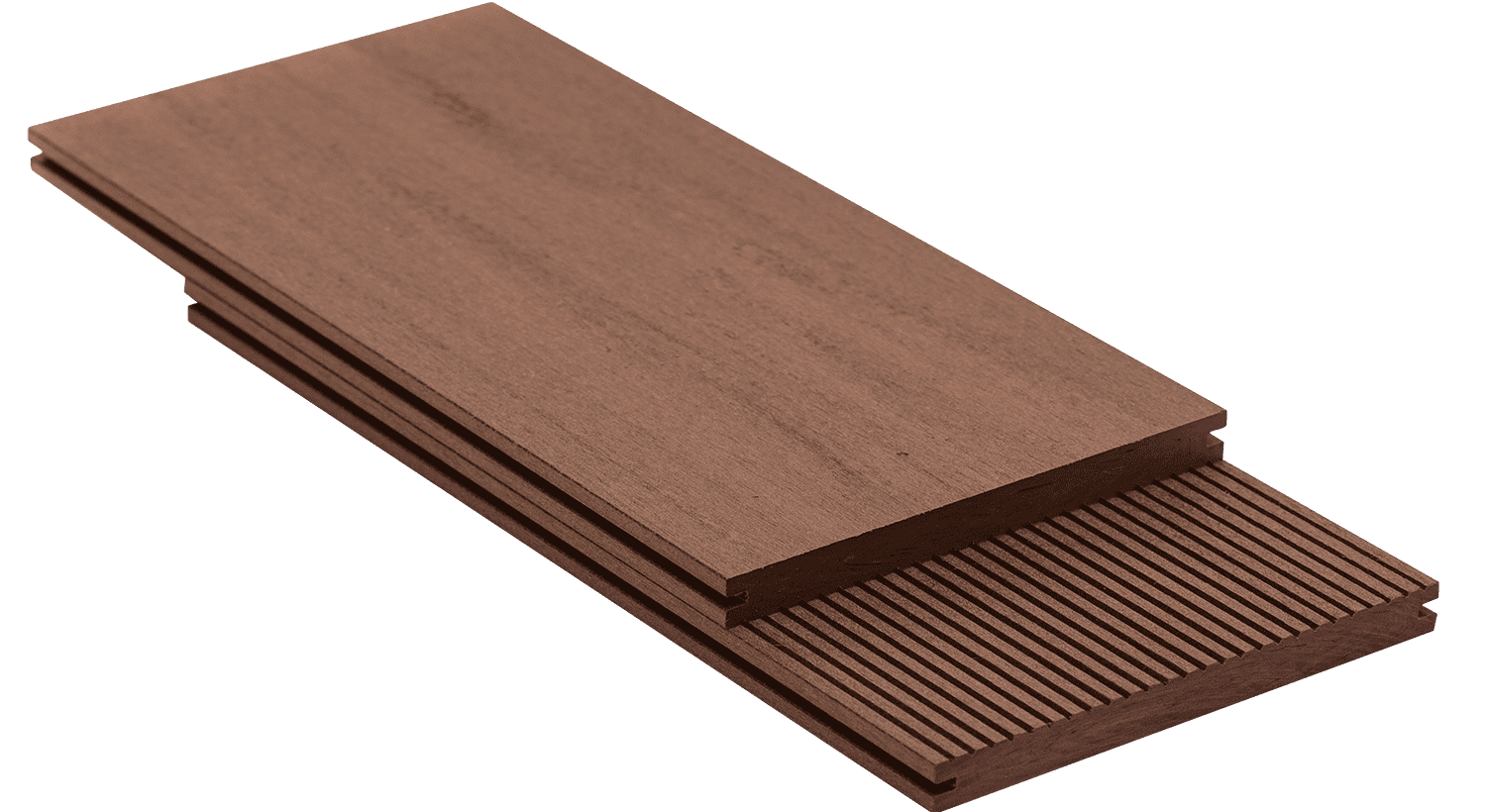 Террасная доска Bruggan Multicolor 160х19х3000мм Полнотелая Cedar