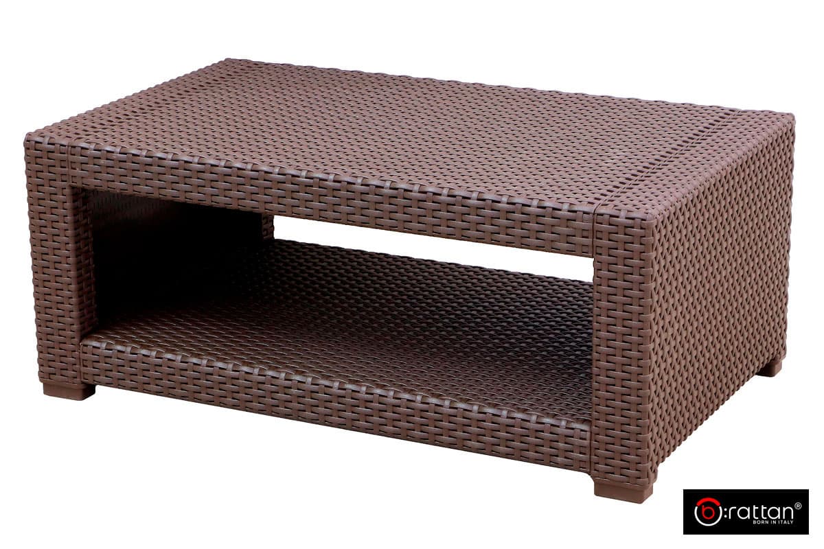 Комплект мебели RATTAN Premium 4 венге оранжевые подушки