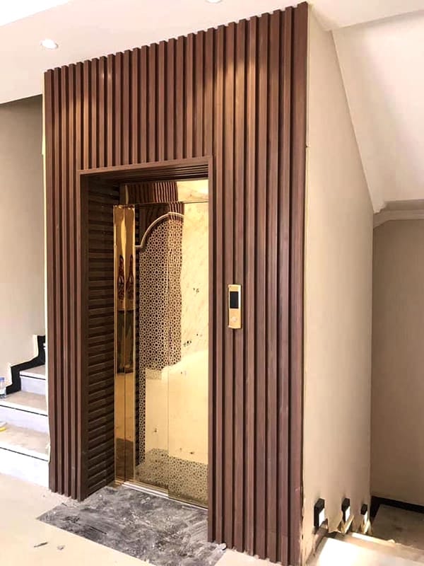 Фасадная (стеновая) реечная панель CM WALL, 219х26х3000 мм, Walnut (Орех)