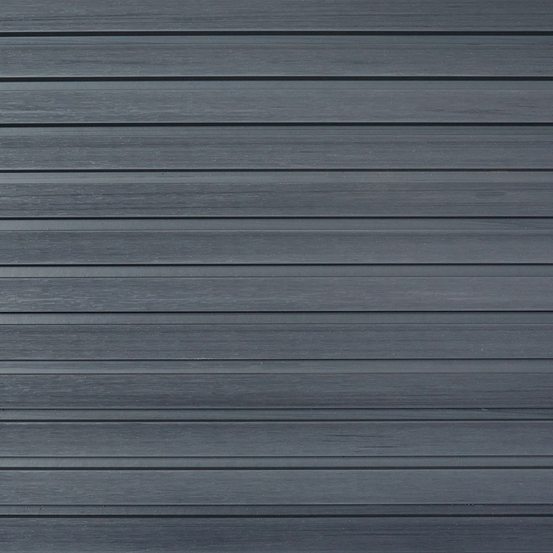 Фасадная (стеновая) реечная панель CM WALL, 219х26х3000 мм, EBONY (Серый)