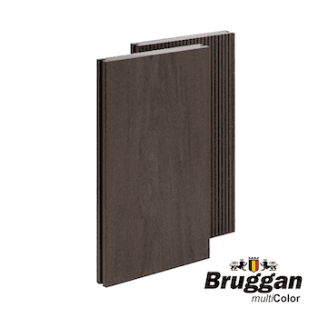 Террасная доска Bruggan Multicolor 140х19х3000мм Полнотелая Wenge