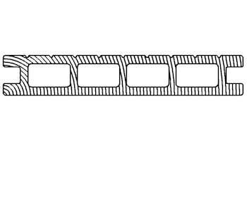 Террасная доска DeckLine Classic 3D-тиснение/широкий вельвет (Сосна)